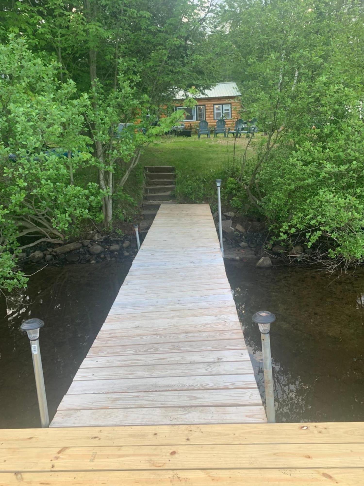 Adirondack Waterfront Cabin Upper Hudson Tributary Villa Lake Luzerne Екстериор снимка