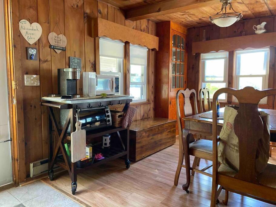 Adirondack Waterfront Cabin Upper Hudson Tributary Villa Lake Luzerne Екстериор снимка